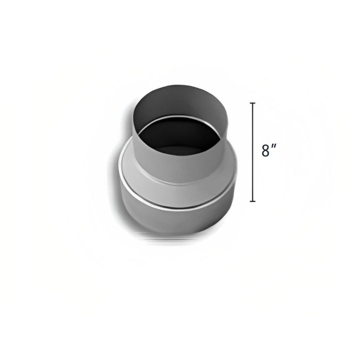 BDM Dalsin Line 8" x 7" 24 Gauge 304 Stainless Steel Reducer