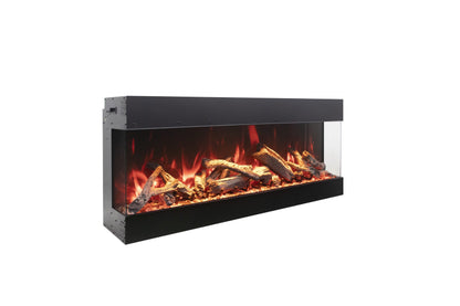 Amantii Tru View Bespoke 45" 3 Sided Indoor / Outdoor Electric Fireplace