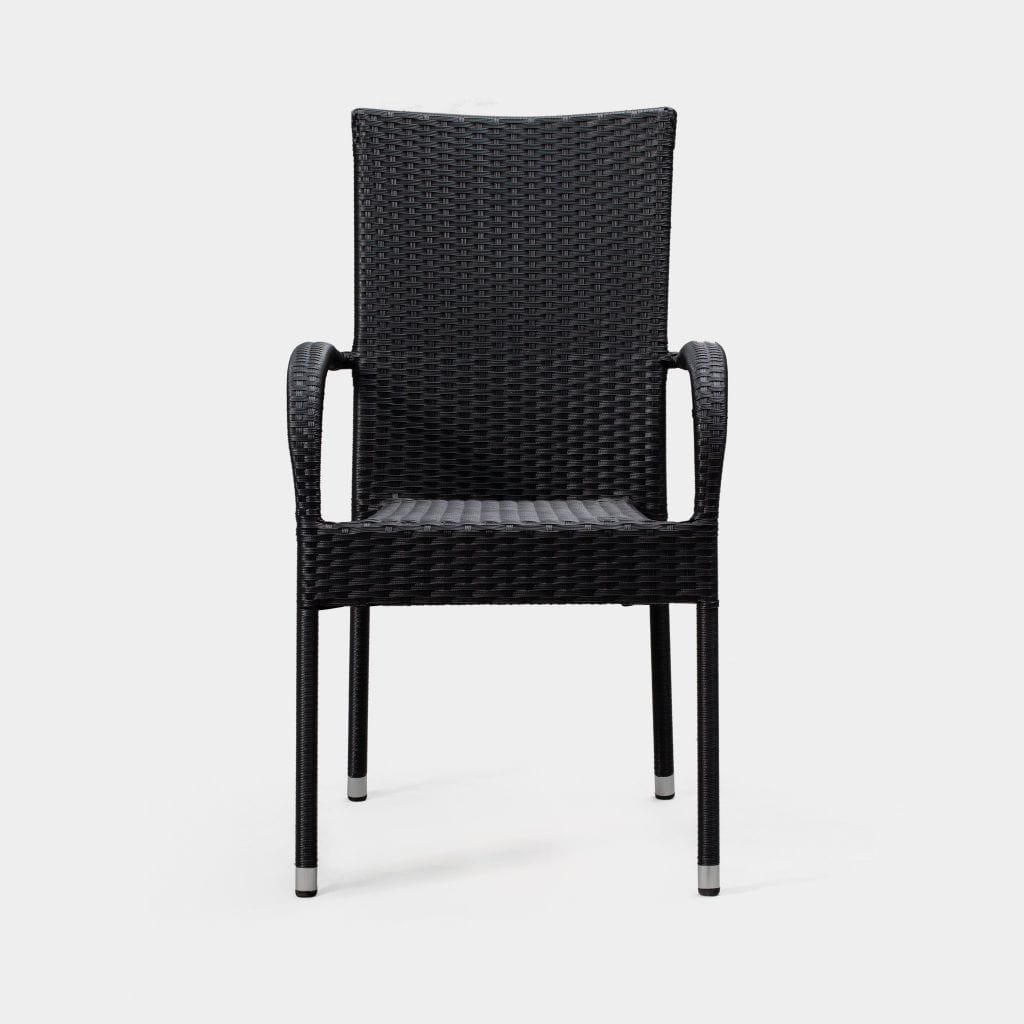 Balkene Home 20" Morgan Outdoor Wicker Stacking Chair (Set of 4) by Fire Sense