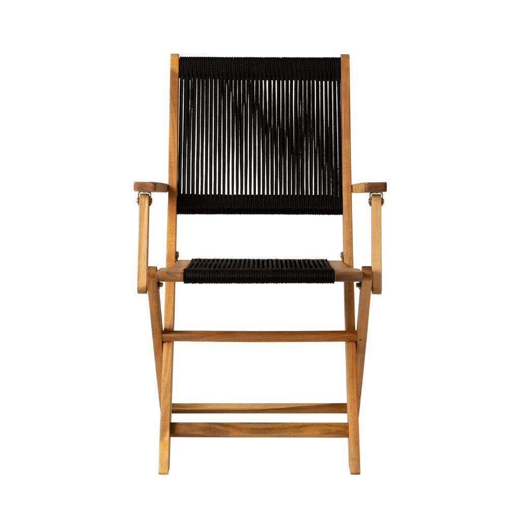Balkene Home 22" Carmen Indoor/Outdoor Wooden Folding Chair by Fire Sense