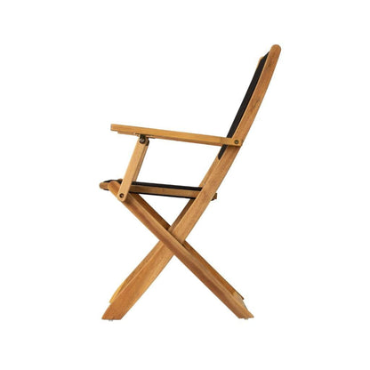 Balkene Home 22" Carmen Indoor/Outdoor Wooden Folding Chair by Fire Sense