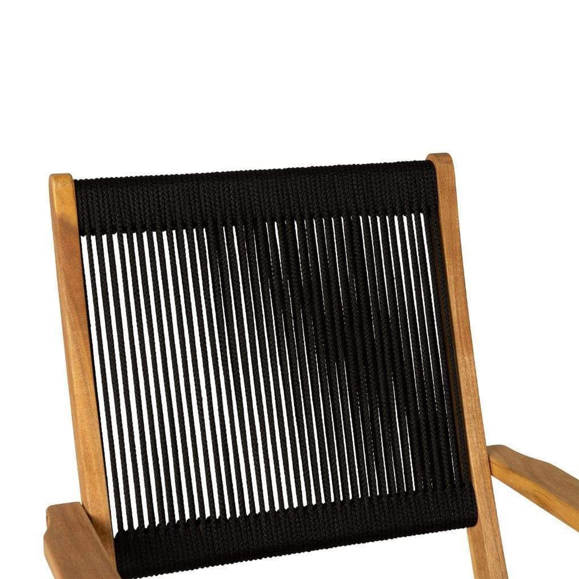 Balkene Home 22" Carmen Indoor/Outdoor Wooden Folding Chair by Fire Sense