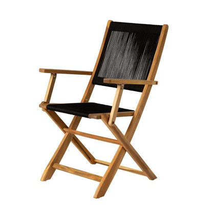 Balkene Home 22" Carmen Indoor/Outdoor Wooden Folding Chair by Fire Sense