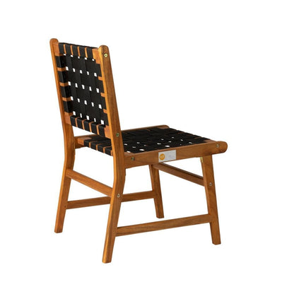 Balkene Home 22" Sava Indoor/Outdoor Armless Dining Chair by Fire Sense