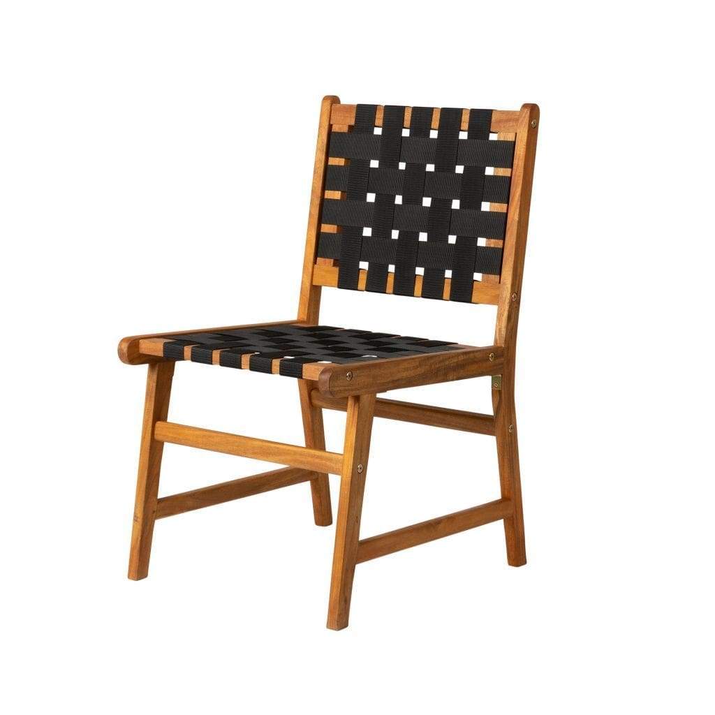 Balkene Home 22" Sava Indoor/Outdoor Armless Dining Chair by Fire Sense