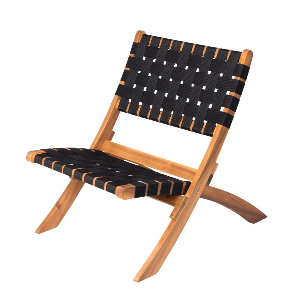 Balkene Home 24" Sava Indoor/Outdoor Folding Chair by Fire Sense