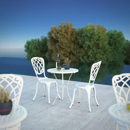 Balkene Home Palisade Aluminum 3-piece Bistro Set by Fire Sense