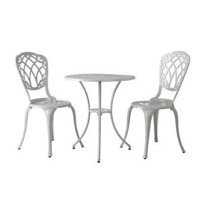 Balkene Home Palisade Aluminum 3-piece Bistro Set by Fire Sense