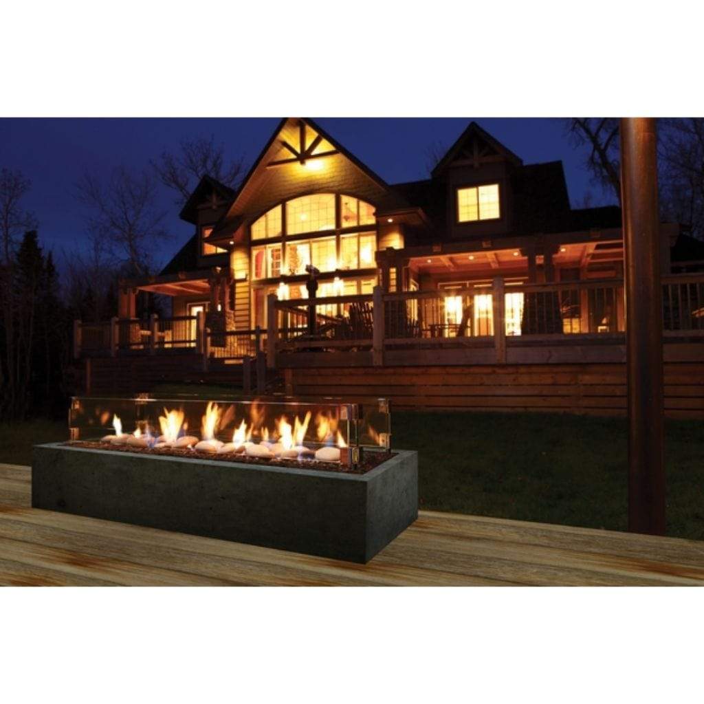 Burner Millivolt-Natural Gas Barbara Jean Collection by Kingsman 48" OB48 Outdoor Linear Gas Fireplace Burner