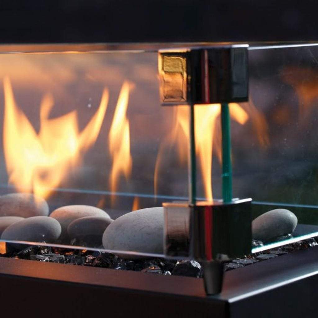 Barbara Jean Collection by Kingsman Wind Guard for Outdoor Linear Fireplace Burners