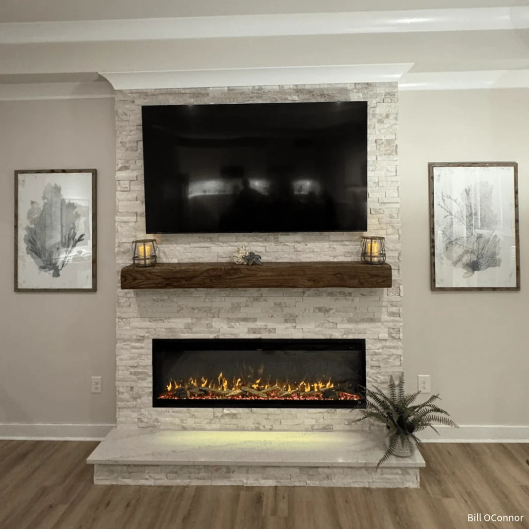 Touchstone Sideline Elite Pro 60" Smart Recessed Electric Fireplace