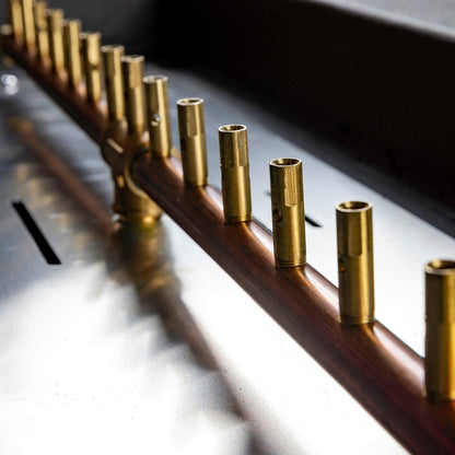 Blaze 60" Rectangular Concrete Propane Gas Fire Pit Table