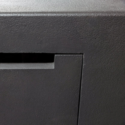 Blaze 60" Rectangular Concrete Propane Gas Fire Pit Table