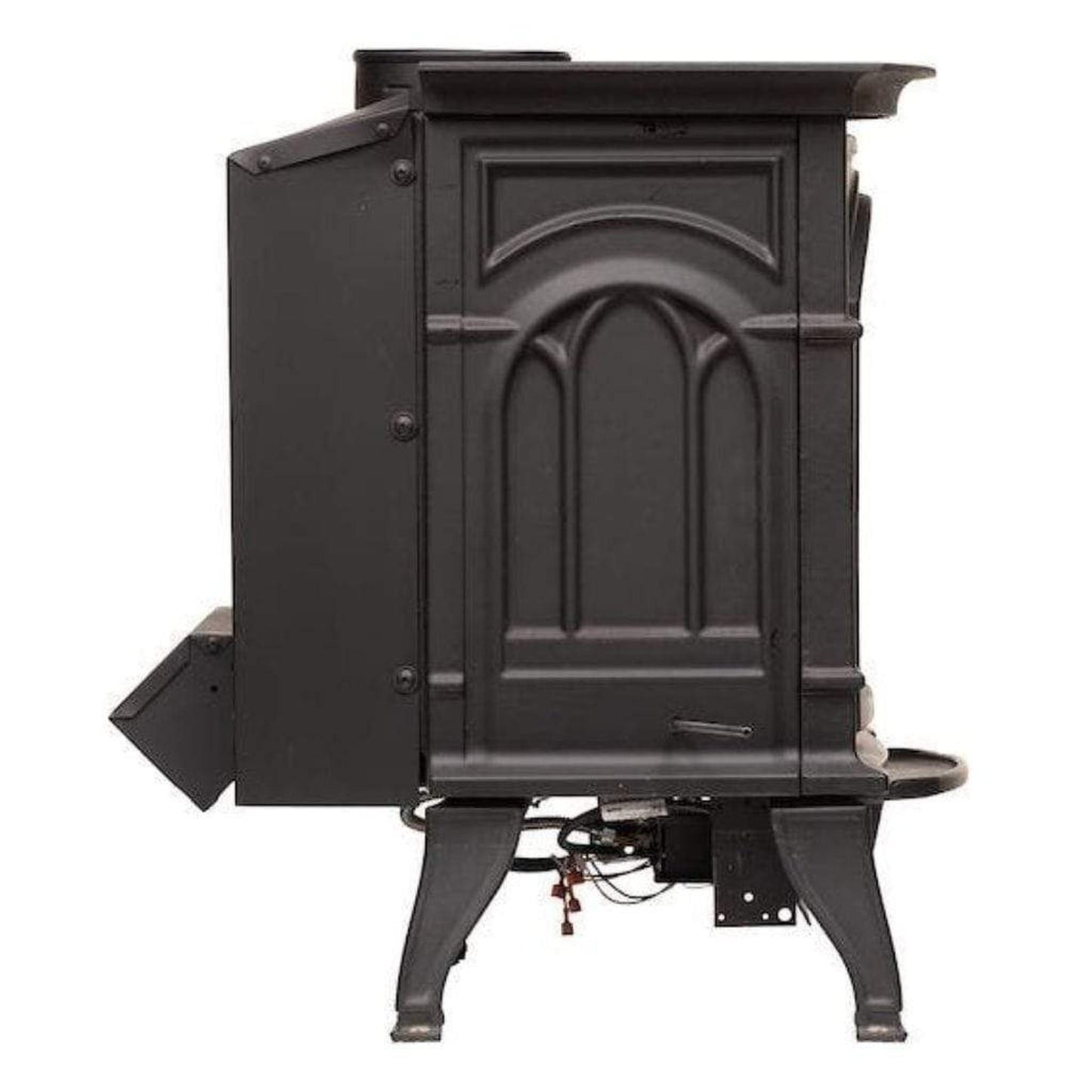 Breckwell BH32VF 26" Black Finish Freestanding Millivolt Control, Propane Gas Vent Free Cast Iron Stove With Logs