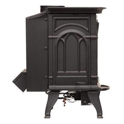 Breckwell BH32VF 26" Black Finish Freestanding Millivolt Control, Propane Gas Vent Free Cast Iron Stove With Logs