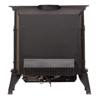 Breckwell BH32VF 26" Black Finish Freestanding Millivolt Control, Propane Gas Vent Free Cast Iron Stove With Logs