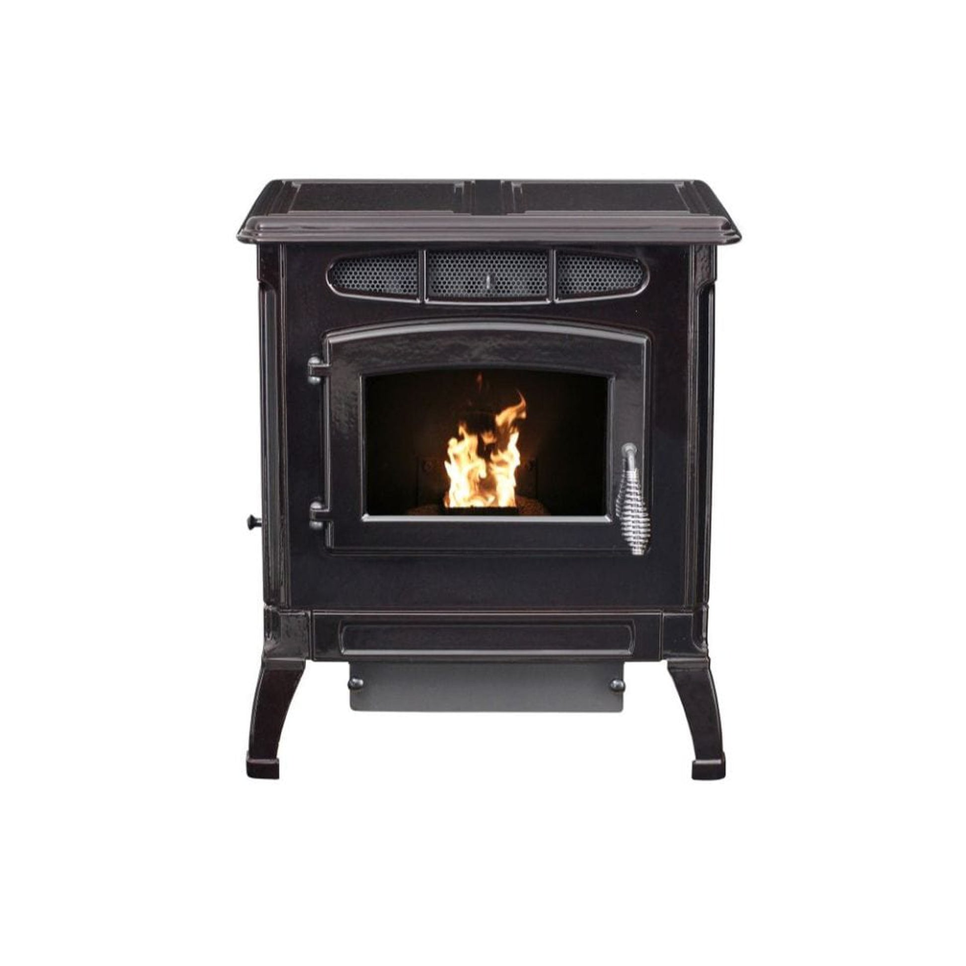 Breckwell Classic Cast 25" Black Enamel Finish Pellet Stove With Ignitor