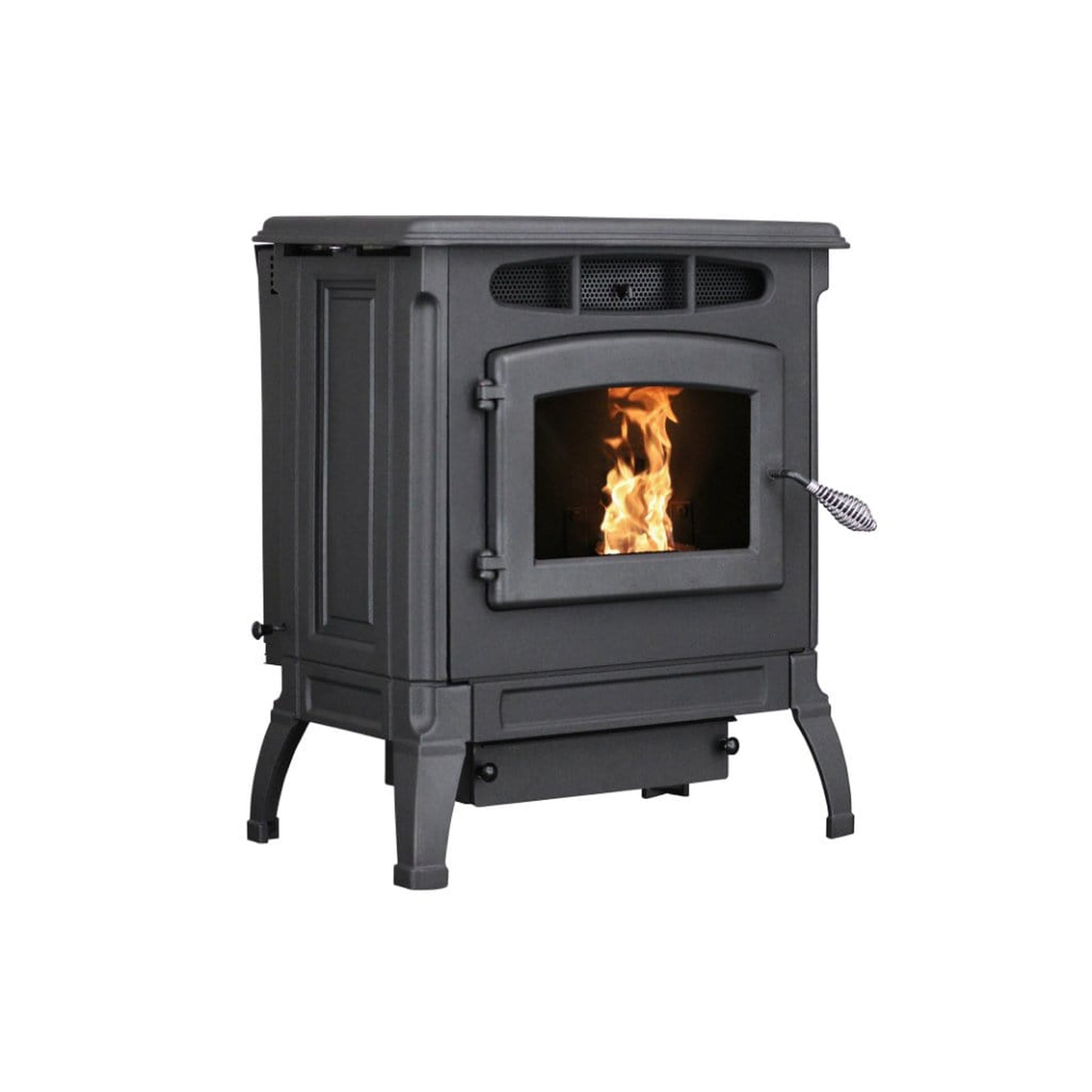 Breckwell Classic Cast 25" Black Enamel Finish Pellet Stove With Ignitor