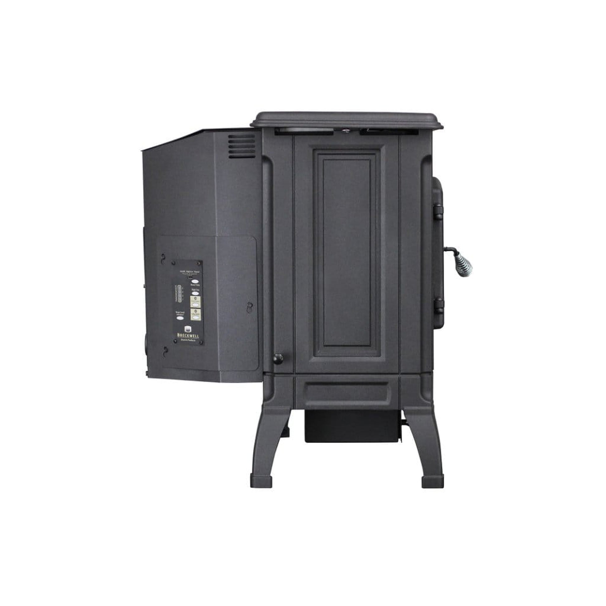 Breckwell Classic Cast 25" Black Enamel Finish Pellet Stove With Ignitor