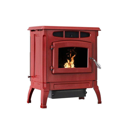 Breckwell Classic Cast 25" Black Enamel Finish Pellet Stove With Ignitor