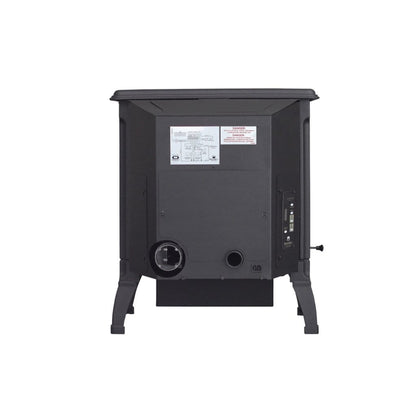 Breckwell Classic Cast 25" Black Enamel Finish Pellet Stove With Ignitor