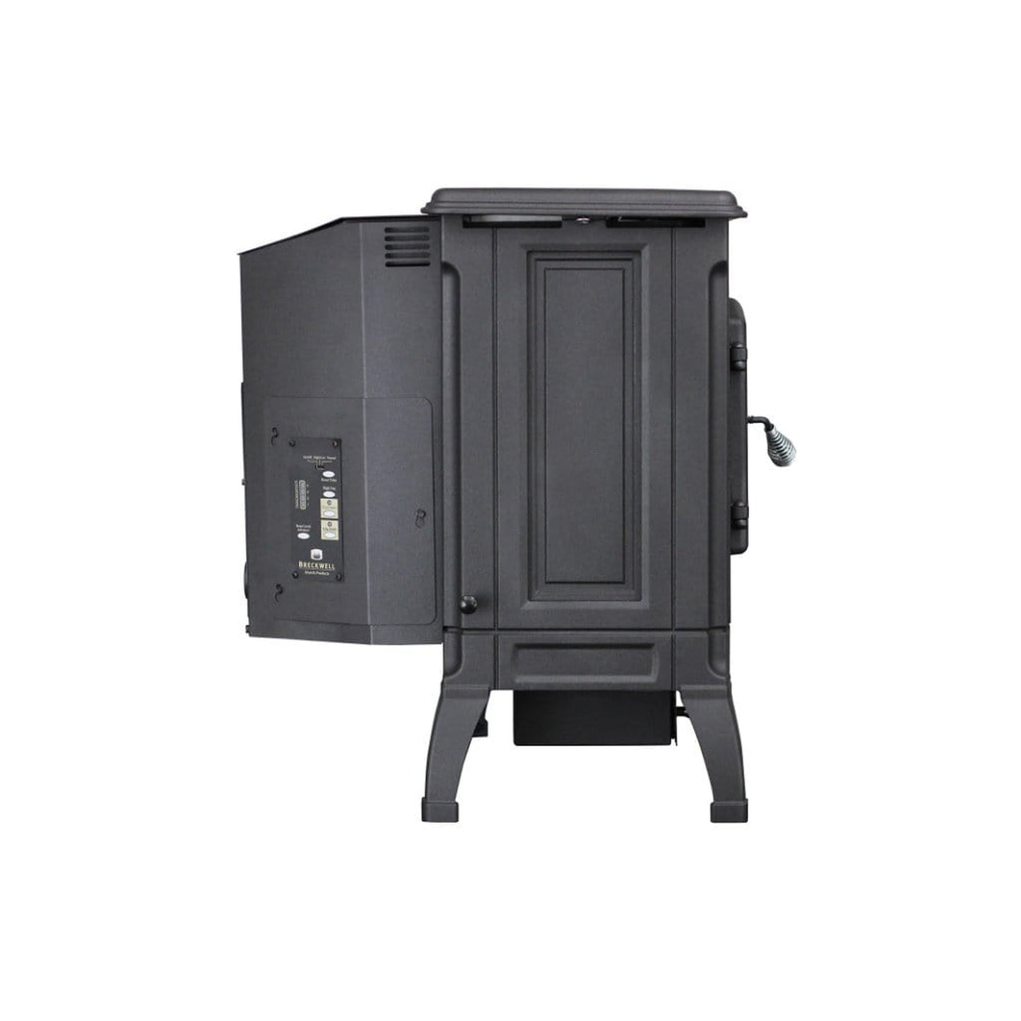 Breckwell Classic Cast 25" Black Enamel Finish Pellet Stove With Ignitor