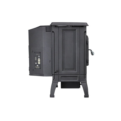 Breckwell Classic Cast 25" Black Enamel Finish Pellet Stove With Ignitor