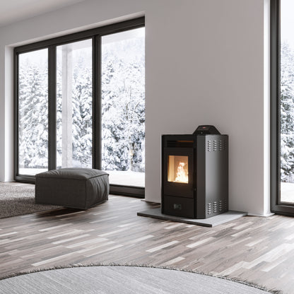 Breckwell Little E SP500 19" Black Freestanding Pellet Stove, EPA2020 Certified