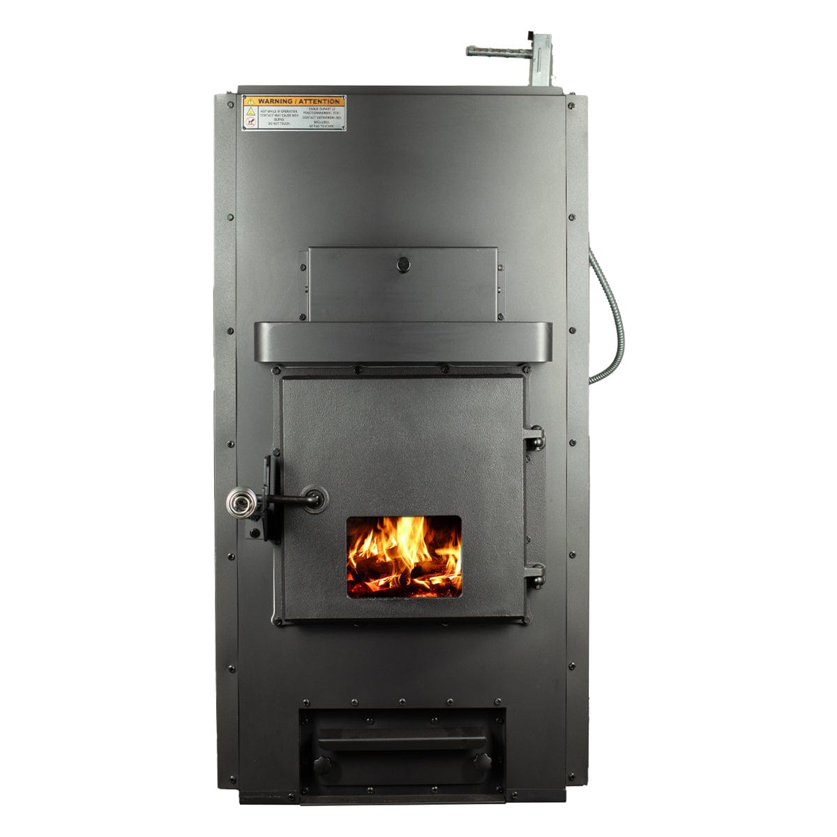 Breckwell SWF1035 45" x 25" Black Wood Furnace With Dual Blower, EPA2020 Certified