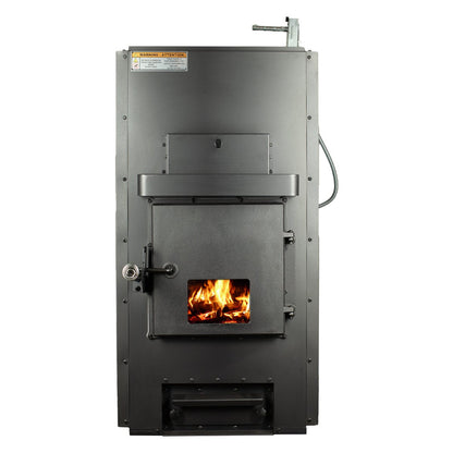 Breckwell SWF1035 45" x 25" Black Wood Furnace With Dual Blower, EPA2020 Certified