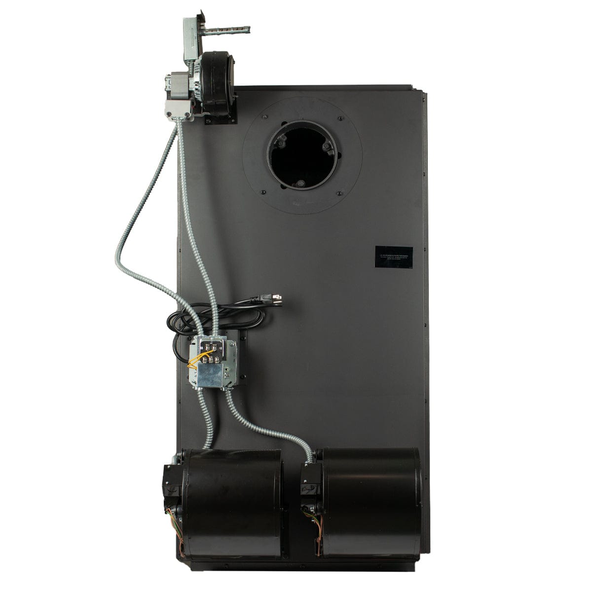 Breckwell SWF1035 45" x 25" Black Wood Furnace With Dual Blower, EPA2020 Certified