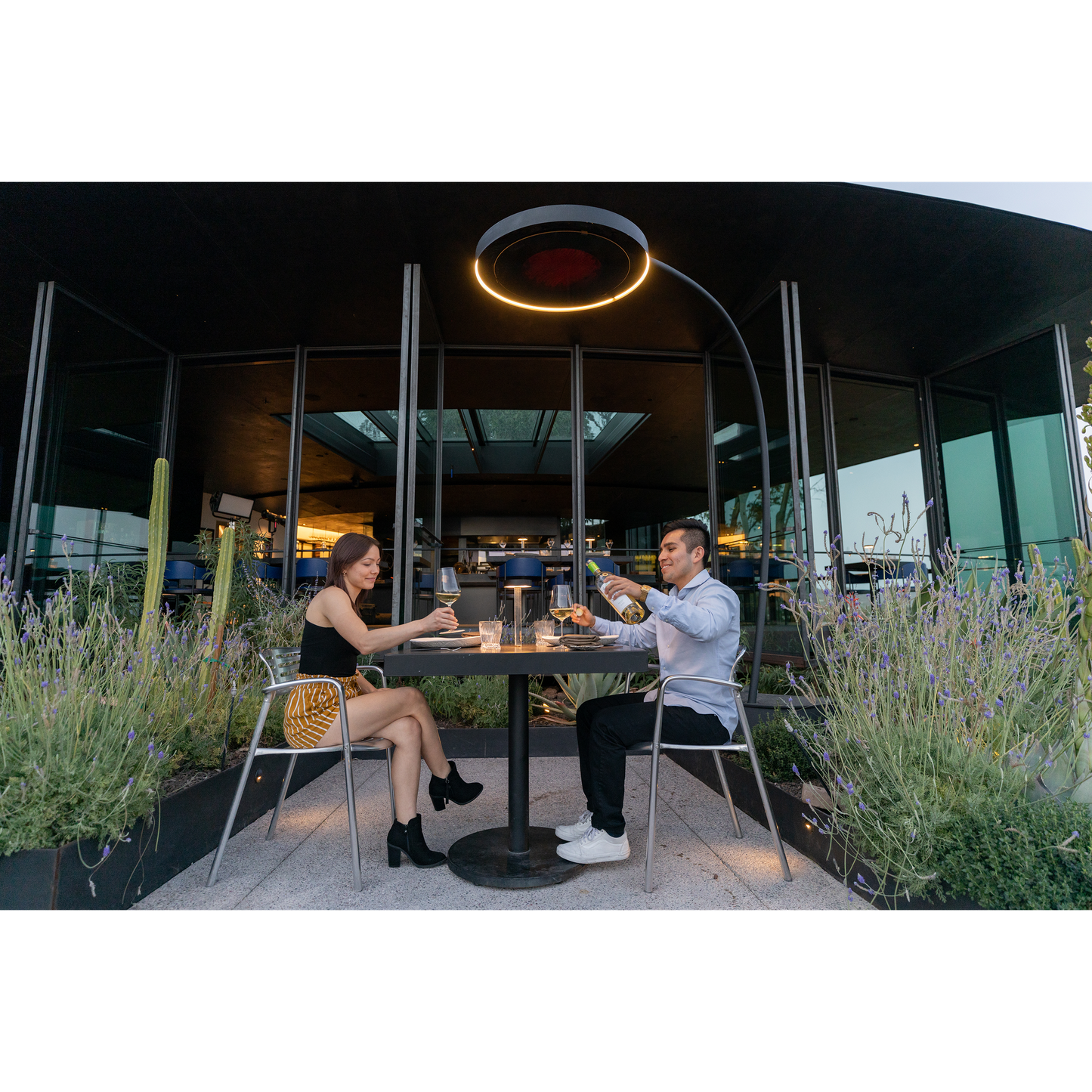 Bromic Heating Eclipse Smart-Heat 28" 2900 Watt Electric Portable Heater With Dimmer Control and Remote