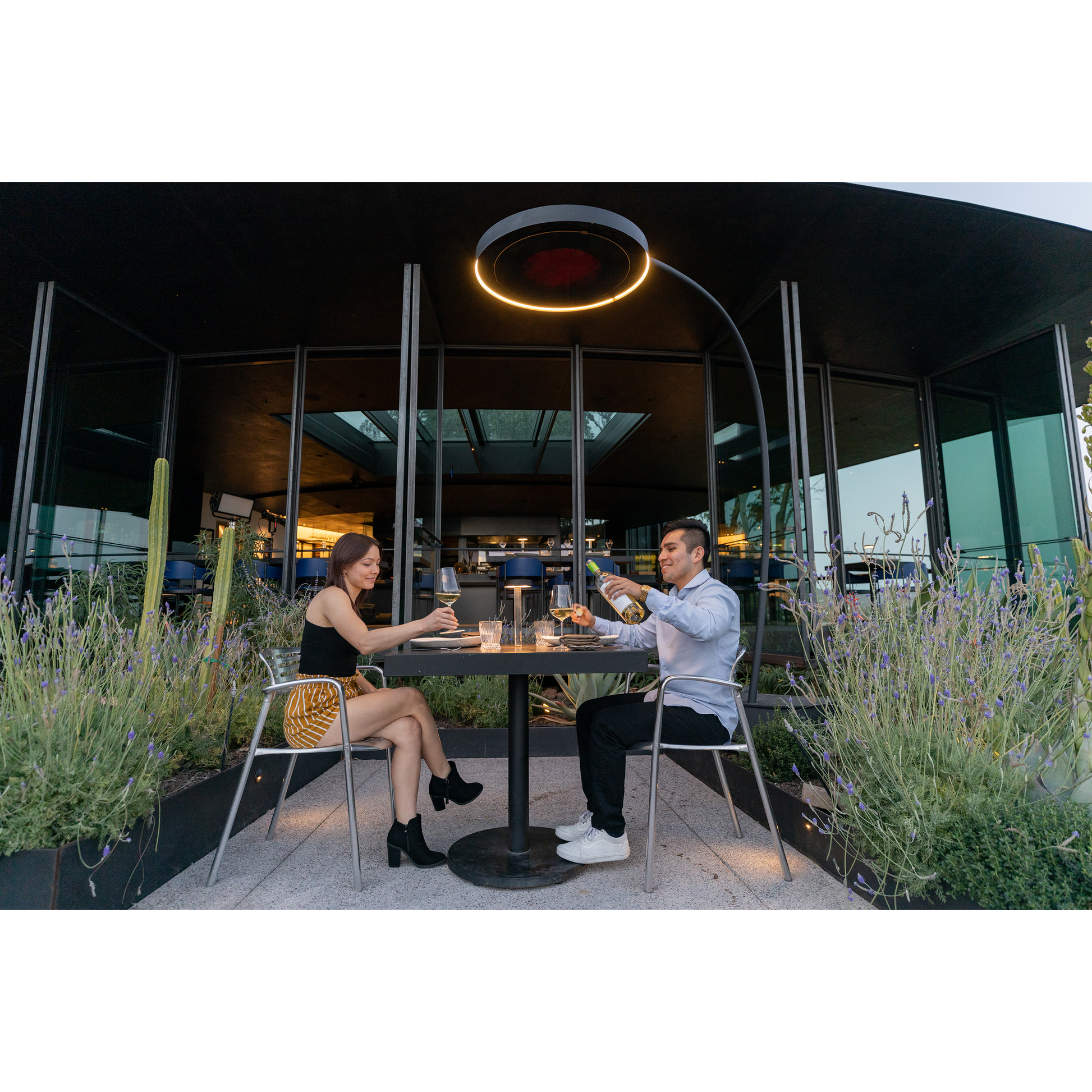 Bromic Heating Eclipse Smart-Heat 28" 2900 Watt Electric Portable Heater With Dimmer Control and Remote