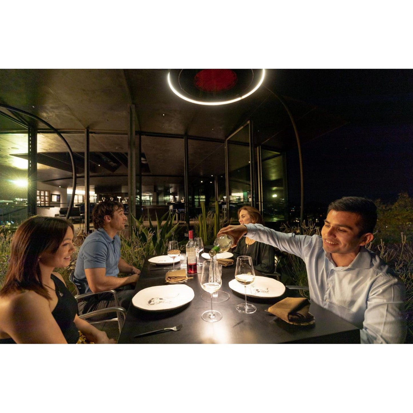 Bromic Heating Eclipse Smart-Heat 28" 2900 Watt Electric Portable Heater With Dimmer Control and Remote