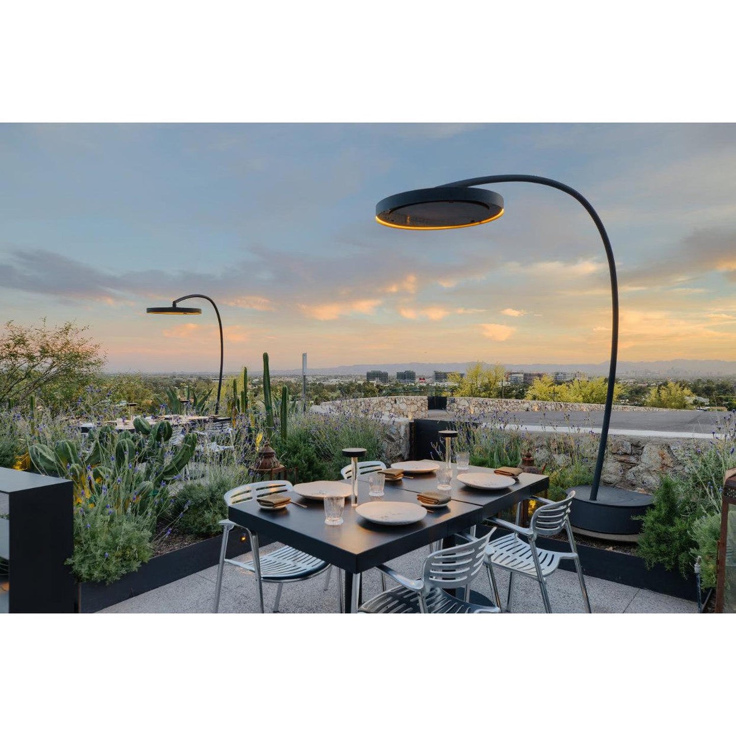 Bromic Heating Eclipse Smart-Heat 28" 2900 Watt Electric Portable Heater With Dimmer Control and Remote