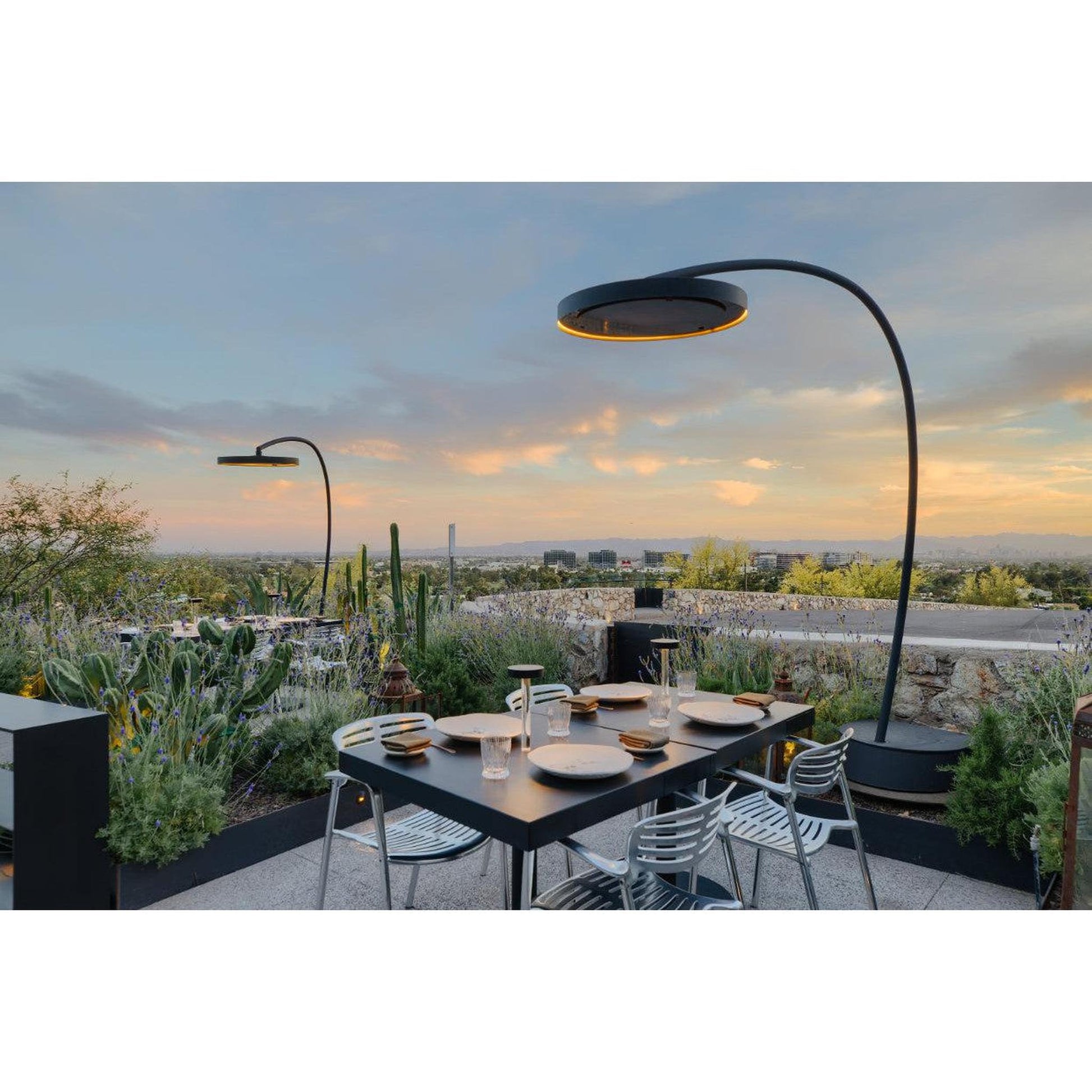 Bromic Heating Eclipse Smart-Heat 28" 2900 Watt Electric Portable Heater With Dimmer Control and Remote