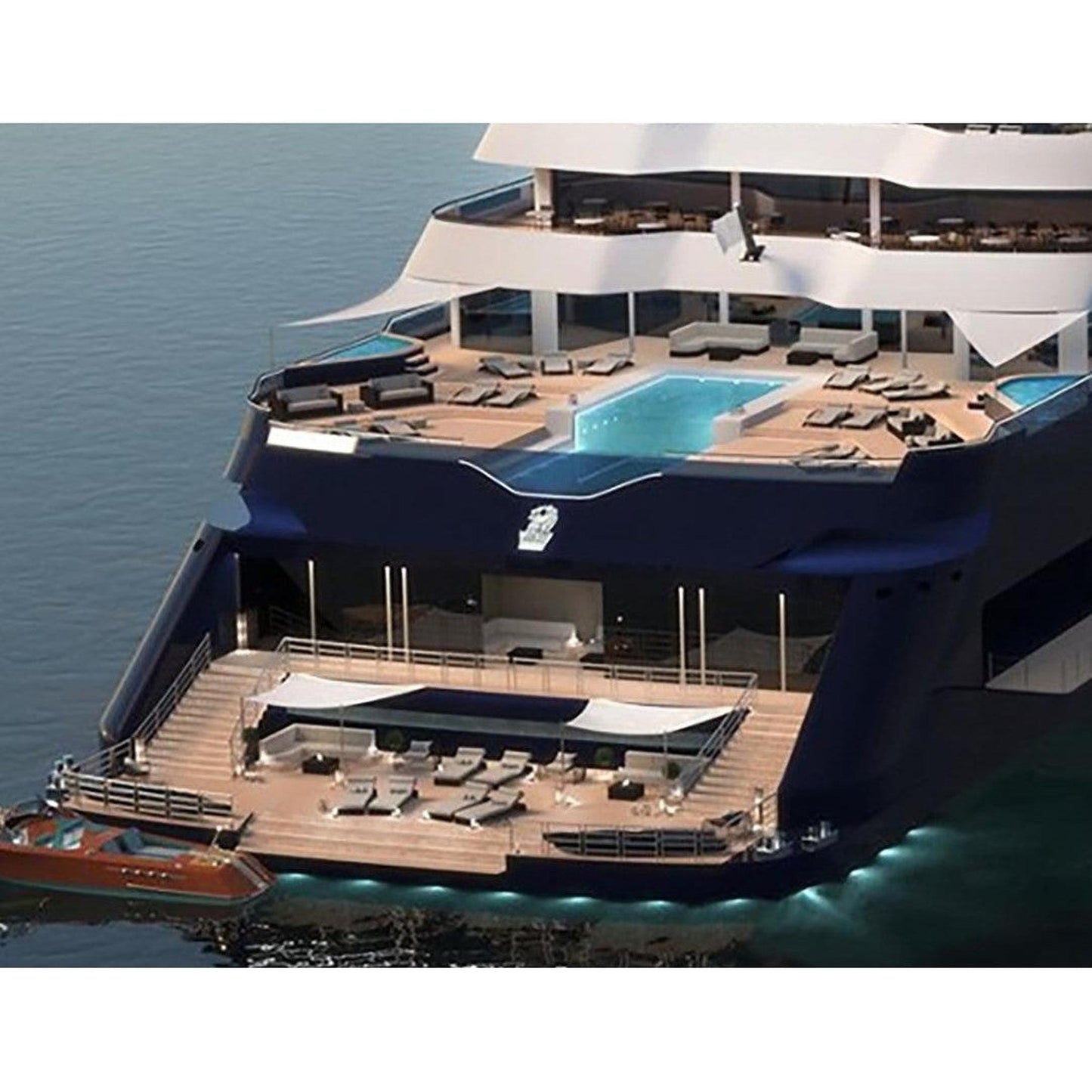 Bromic Heating Platinum Marine Smart-Heat 33" 2300 Watt 220-240V Black Electric Patio Heater