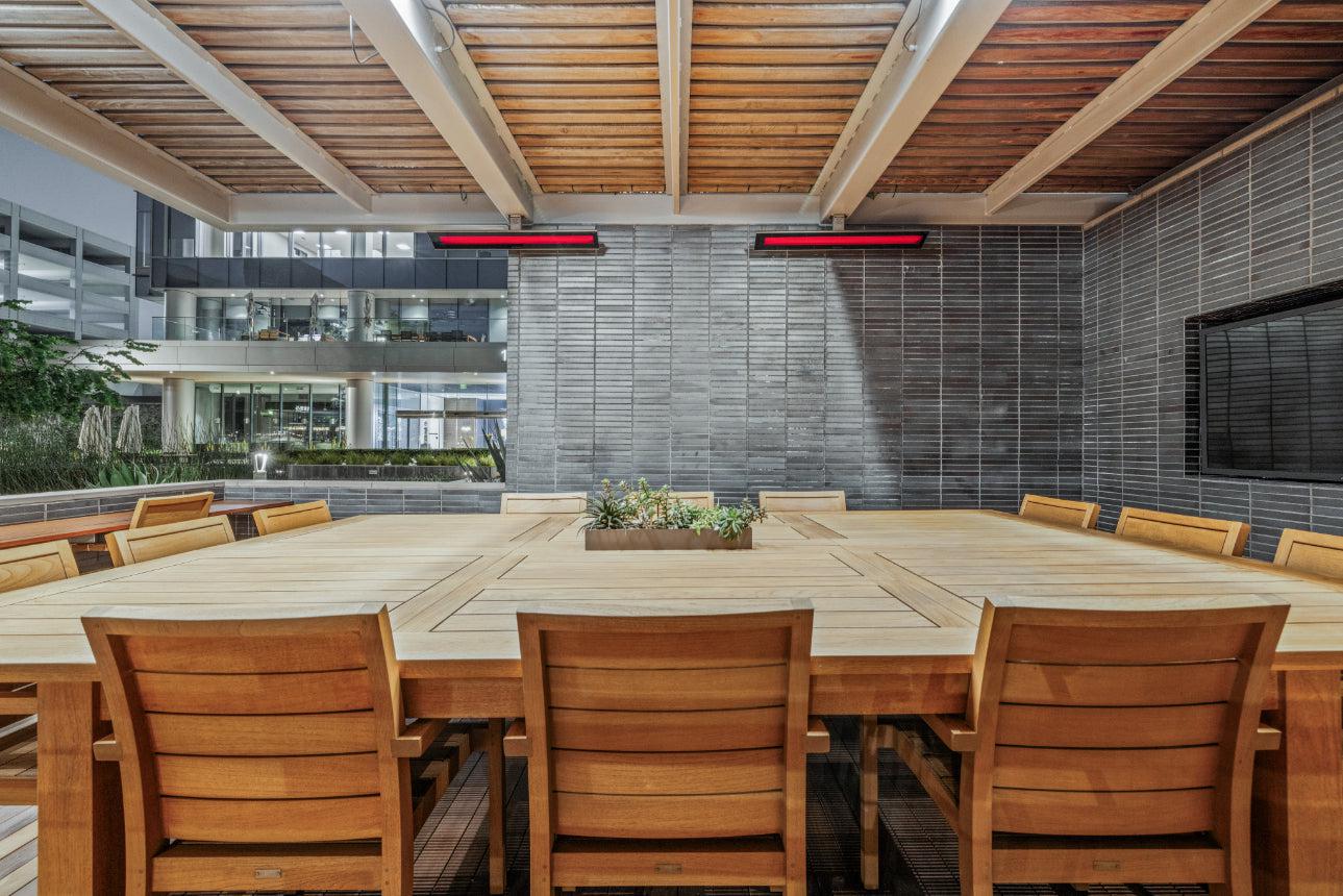 Bromic Heating Platinum Smart-Heat 50" 3400 Watt 208V Black Electric Patio Heater