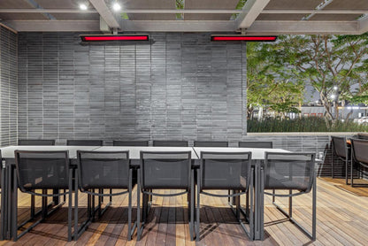 Bromic Heating Platinum Smart-Heat 50" 3400 Watt 208V Black Electric Patio Heater