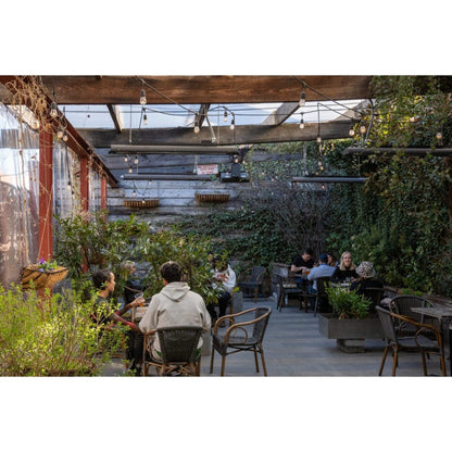 Bromic Heating Tungsten Smart-Heat 44" 2000 Watt 277V Black Commercial Outdoor Electric Patio Heater