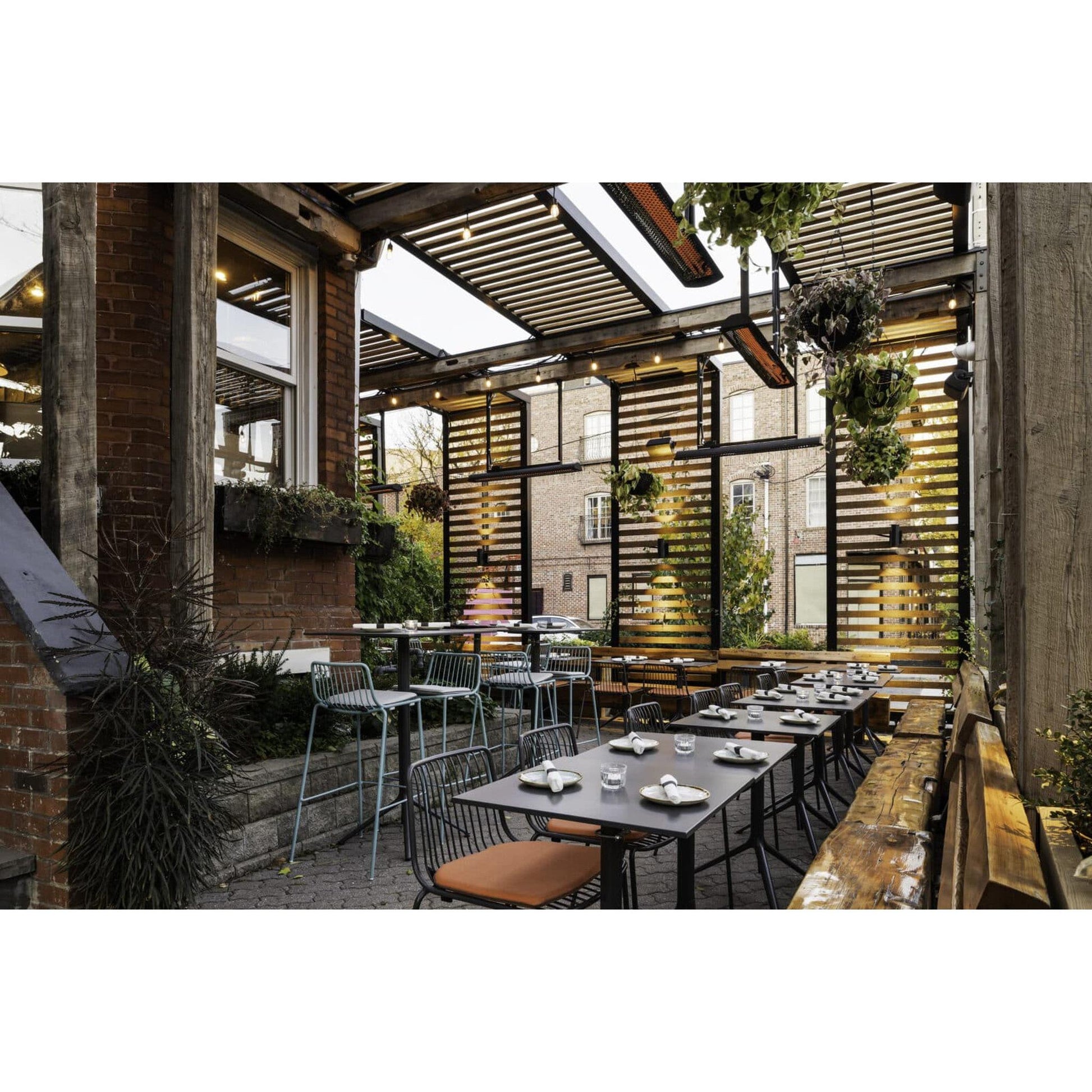 Bromic Heating Tungsten Smart-Heat 56" 3000 Watt 220-240V Black Electric Patio Heater