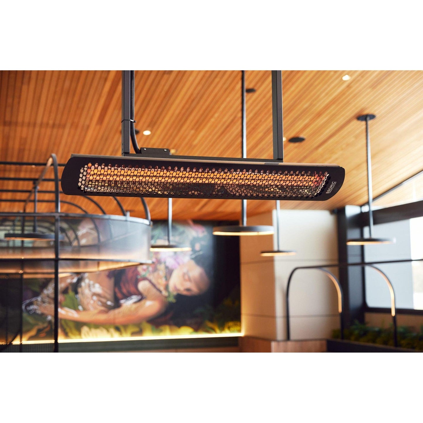 Bromic Heating Tungsten Smart-Heat 56" 3000 Watt 220-240V Black Electric Patio Heater