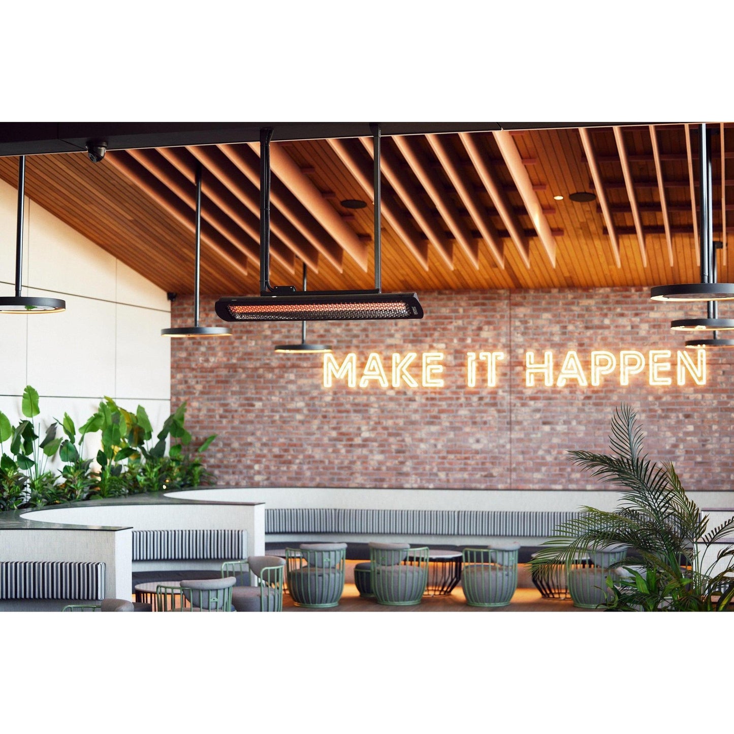 Bromic Heating Tungsten Smart-Heat 56" 3000 Watt 220-240V Black Electric Patio Heater