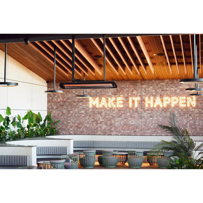 Bromic Heating Tungsten Smart-Heat 56" 3000 Watt 220-240V Black Electric Patio Heater