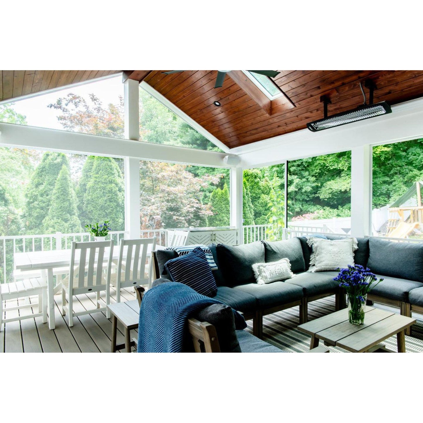 Bromic Heating Tungsten Smart-Heat 56" 3000 Watt 220-240V Black Electric Patio Heater