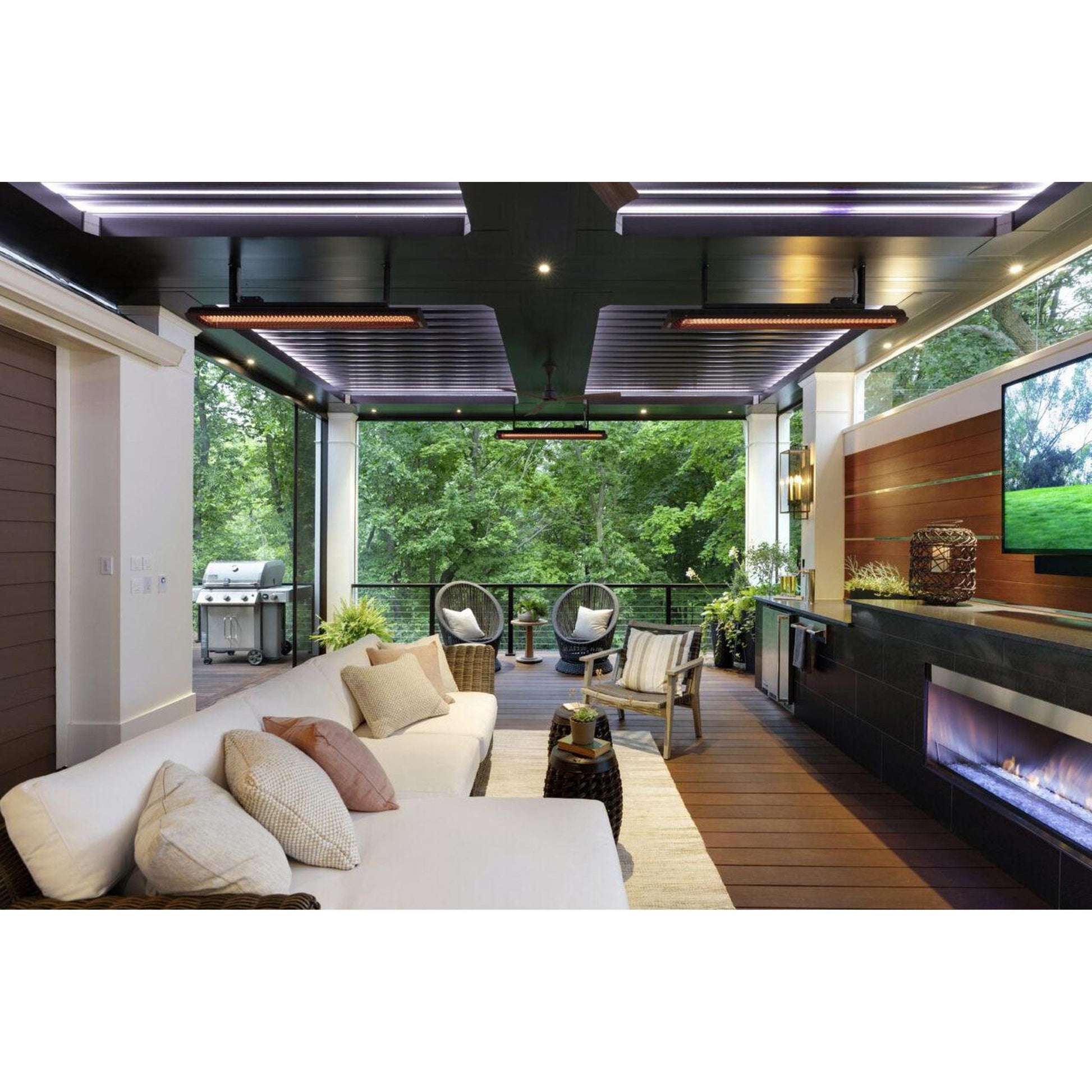 Bromic Heating Tungsten Smart-Heat 56" 3000 Watt 220-240V Black Electric Patio Heater