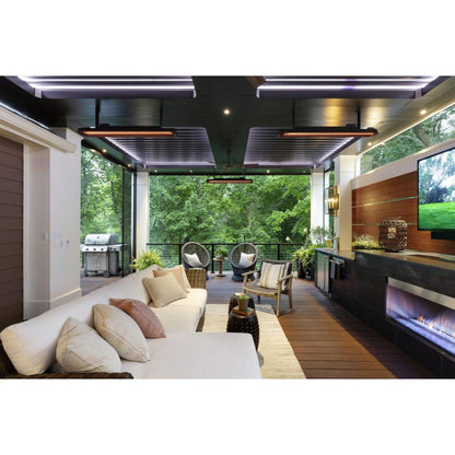 Bromic Heating Tungsten Smart-Heat 56" 3000 Watt 220-240V Black Electric Patio Heater