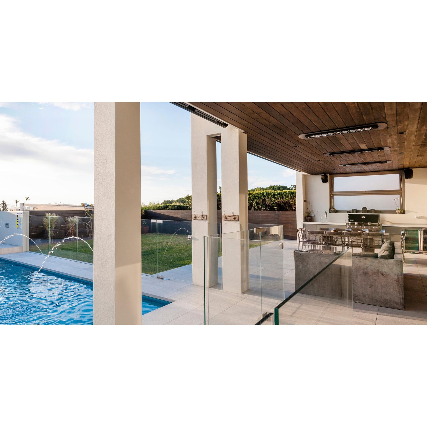 Bromic Heating Tungsten Smart-Heat 56" 6000 Watt 277V Black Electric Patio Heater