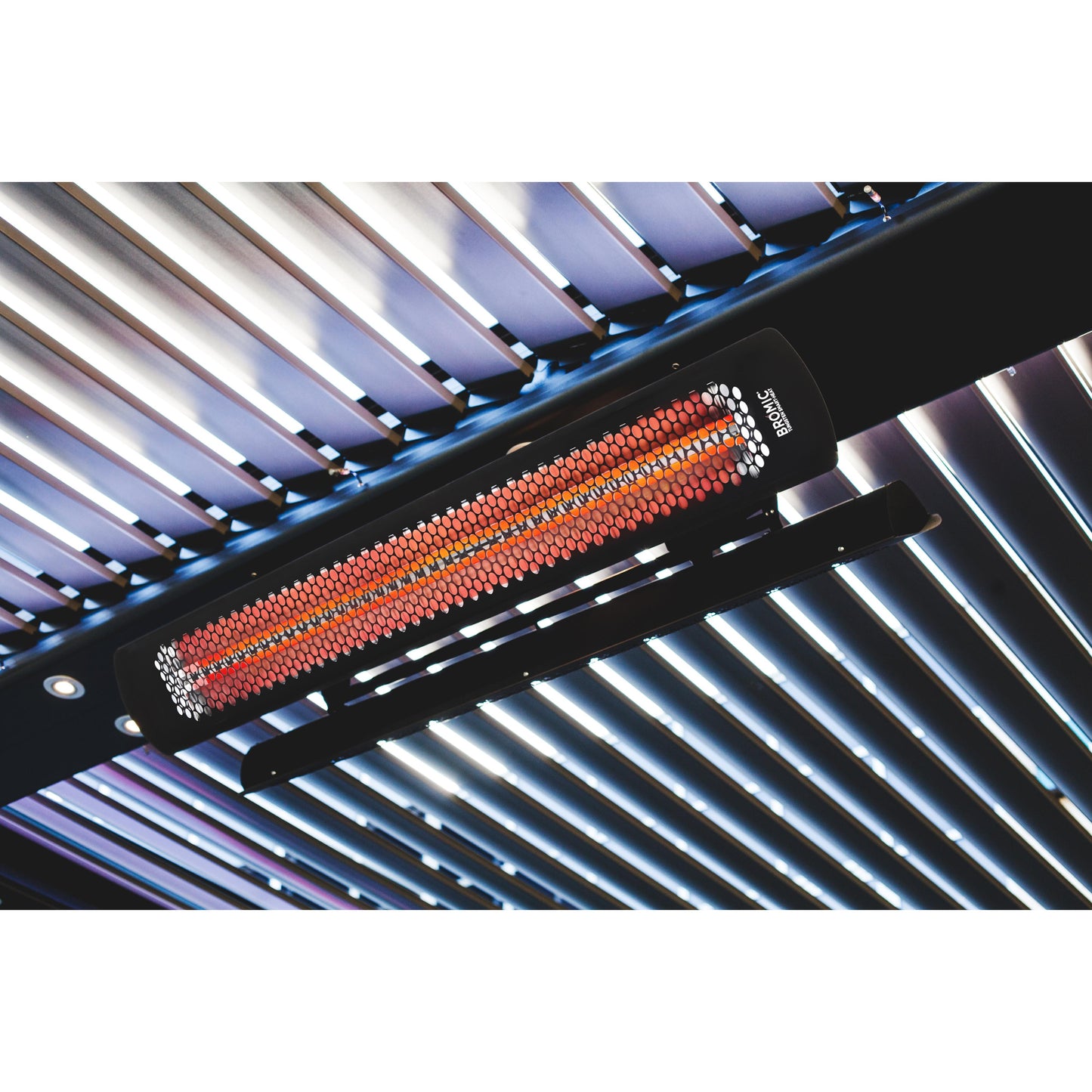 Bromic Heating Tungsten Smart-Heat 56" 6000 Watt 277V Black Electric Patio Heater