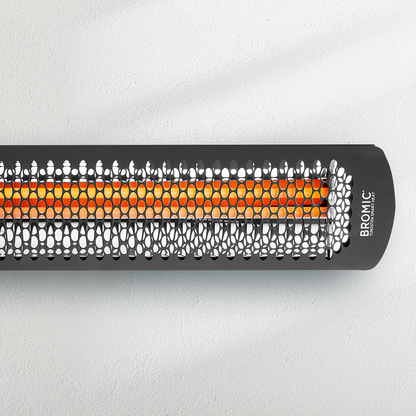 Bromic Heating Tungsten Smart-Heat 56" 6000 Watt 277V Black Electric Patio Heater